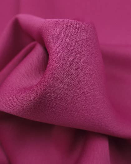 Tissu Cr Pe Envers Satin Fuchsia Cristina Mercerine