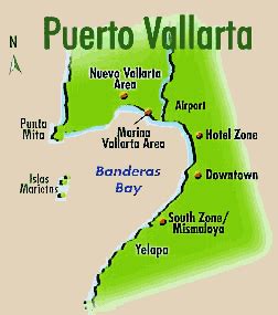 Mapa Puerto Vallarta Abcpedia