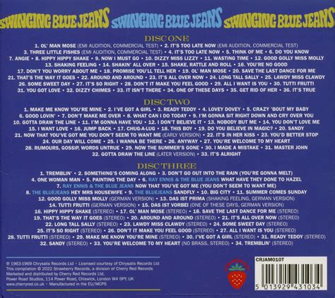 The Swinging Blue Jeans Cd Feelin Better Anthology Cd