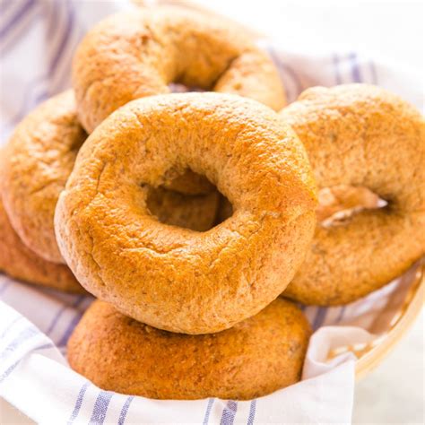 Whole Wheat Bagels - The Busy Baker