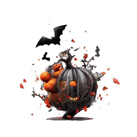 Halloween Murciélago Jack O Lantern Negro Misterio Dibujos Animados Png Víspera De Todos Los