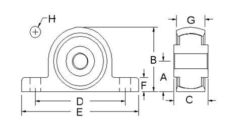 Pillow Block With Uhmw Insert Bearing Kms Bearings Kms Bearings