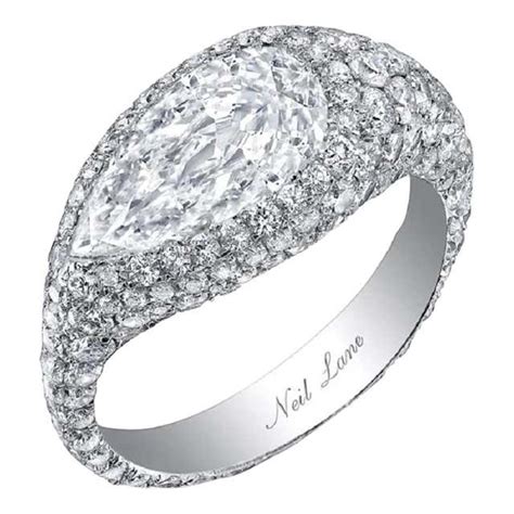 Diamond Floral Band Ring by Neil Lane For Sale at 1stDibs