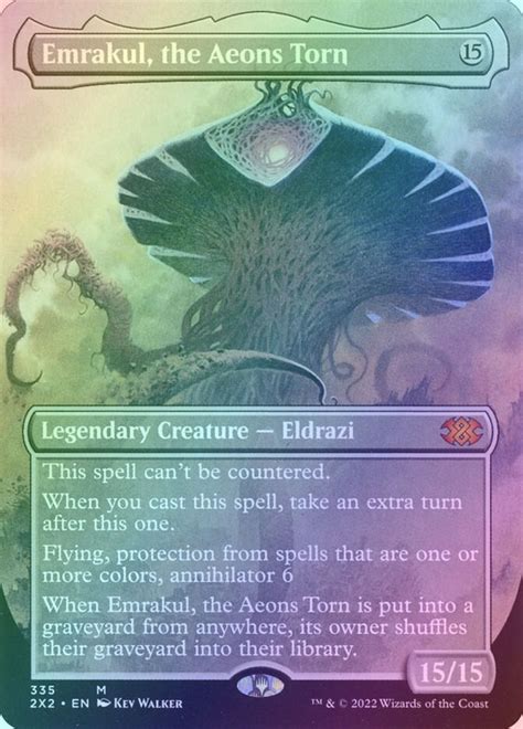Emrakul, the Aeons Torn (2X2) (335) / Borderless / Foil | MTG Wolf México