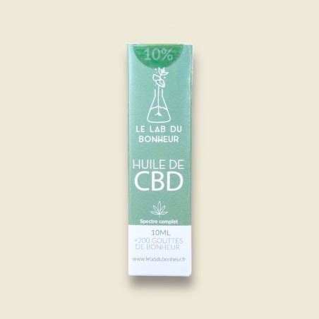 Huile De Cbd Full Spectrum Le Lab Du Bonheur