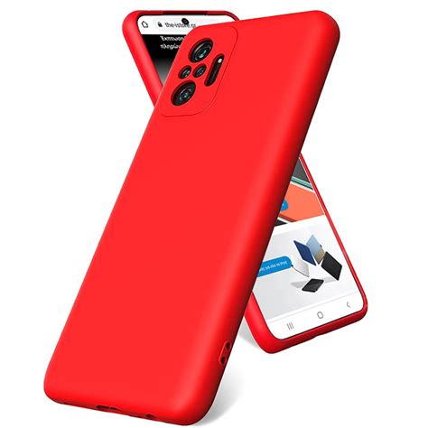 Θήκη Rubber Silk Case Red Xiaomi Redmi Note 10 Pro The Istoregr