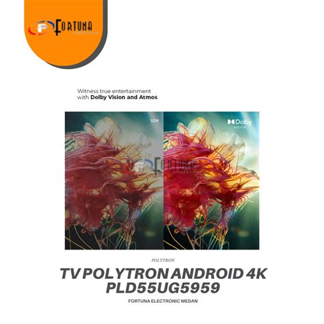 Tv Polytron Inch Smart Google Tv Uhd K Pld Ug Medan