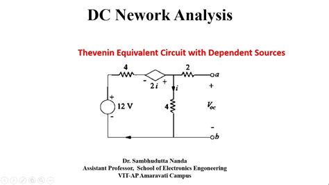 Thevenin Equivalent Circuit For Dependent Independent Sources YouTube