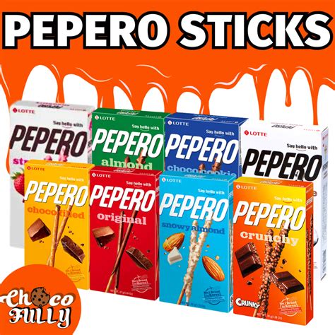 Lotte Pepero Sticks Almond Original Choco Filled Choco Cookie