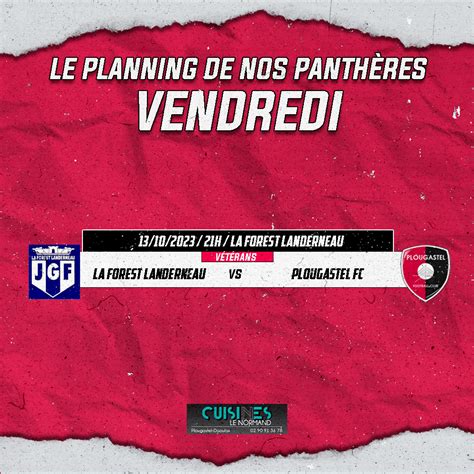 Planning Du Week End Plougastel Football Club