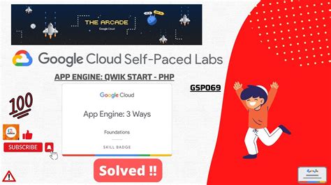 App Engine Qwik Start Php Gsp Youtube