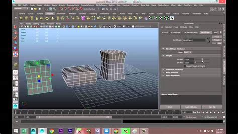 Maya Tutorial Animate Objects Using Blend Shape Youtube