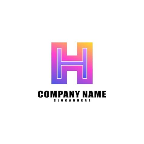 Premium Vector Colorful Letter H Logo Design