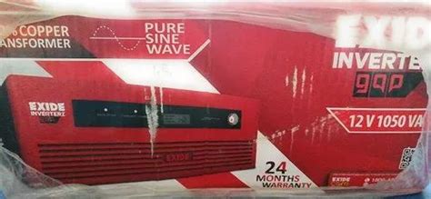 Exide Va Pure Sine Wave Ups Inverter For Home And Commercial Shops