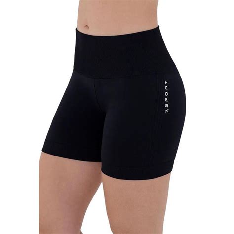 Short Legging Lupo Sport Feminina Preto P Preto Azul Netshoes