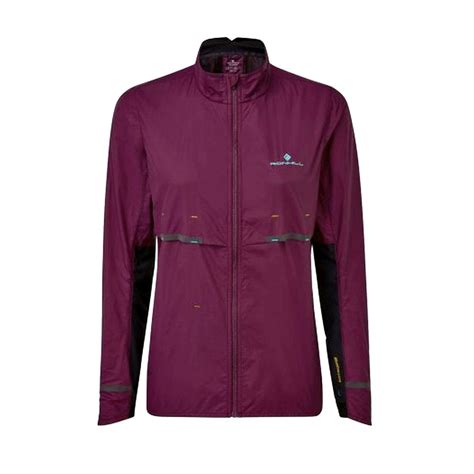 Tech Tornado Womens Windproof Running Jacket Grapejade Clothing From