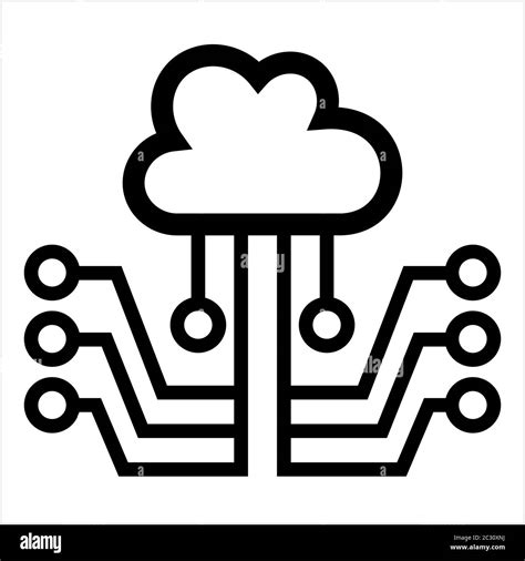 Cloud Network Cloud Computing Concept Vector Art Illustration Stock Vector Image And Art Alamy