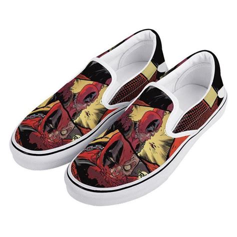 Deadpool 10 Slip On Shoes Design Trend