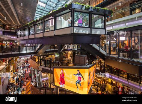 Funan Mall Interior, Singapore Stock Photo - Alamy