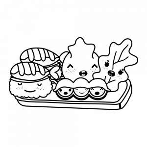 Comida Kawaii Dibujos E Imagenes De Comidas Kawaii Para Colorear