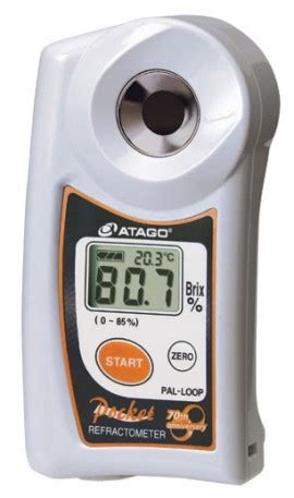 Atago Pal Loop Digital Handheld Brix Pocket Refractometer