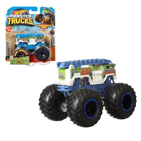 Hot Wheels Carro Monstro Trucks Modelo Diecast Rodas Gigantes Veículo WREX MEGA