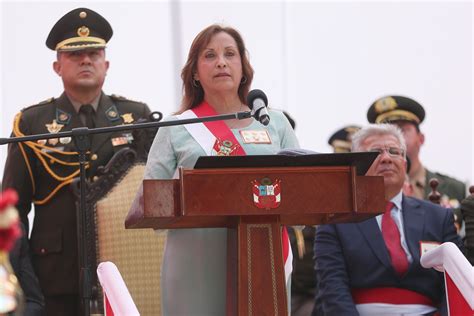 Presidenta Dina Boluarte Lidera Ceremonia Por Aniversario De La