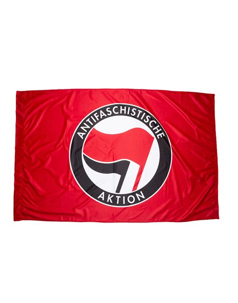 Buy Antifaschistische Aktion Flag Red