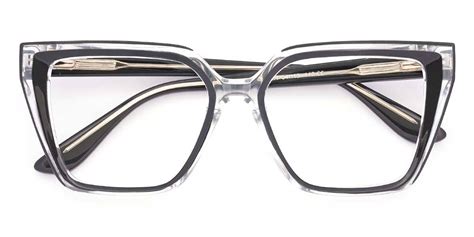 Verne Square Black Glasses For Women Lensmart