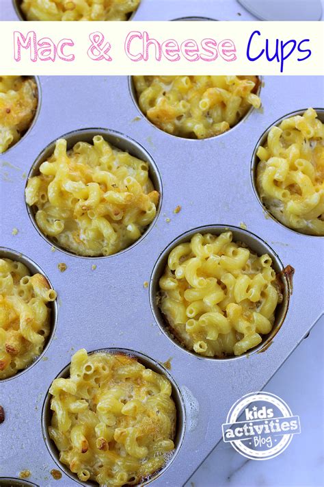 Simple Mac & Cheese Cups Recipe Kids Activities Blog