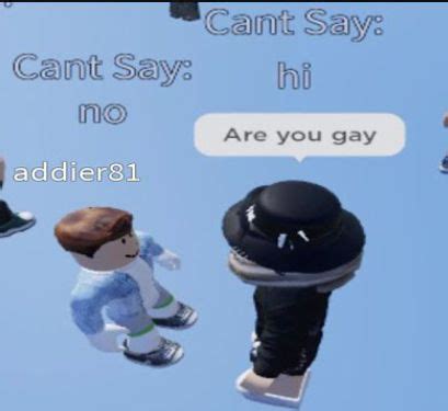 Are You Gay Roblox Meme Funny Memes Roblox Funny Funny Pictures