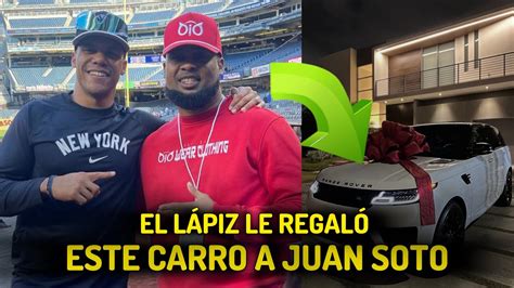 EL LÁPIZ CONCIENTE LE REGALA ESTE CARRO A EL PELOTERO DOMINICANO JUAN