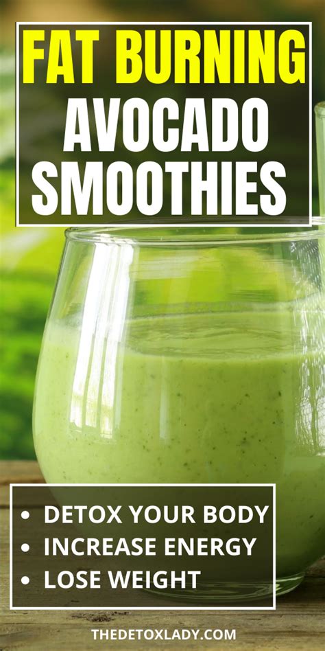 Avocado Smoothie Recipes For Weight Loss - The Detox Lady