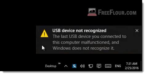 Usb Device Not Recognized In Windows 10 Error Fix Code 43