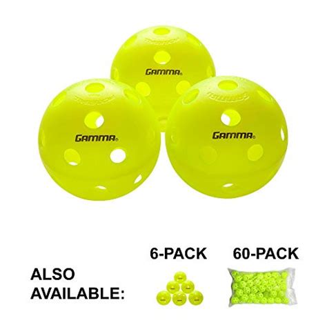 Gamma Sports Photon Indoor Pickleballs High Vis Optic Green Usapa