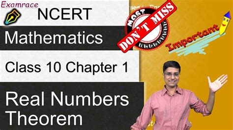 Ncert Class 10 Maths Chapter 1 Real Numbers Fundamental Theorem