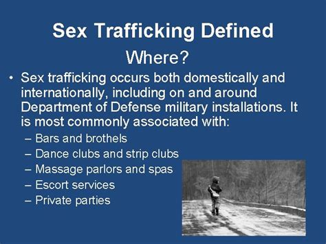 Department Of Defense Combating Trafficking In Persons General