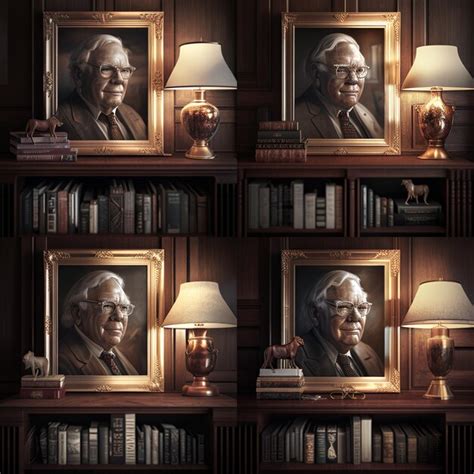 Premium AI Image | Frome A portrait of warren buffett in interior living room