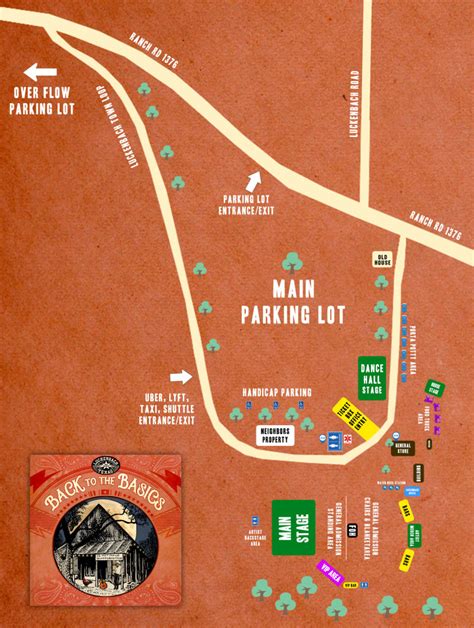 Back To The Basics Music Festival Main Outdoor Stage And Luckenbach