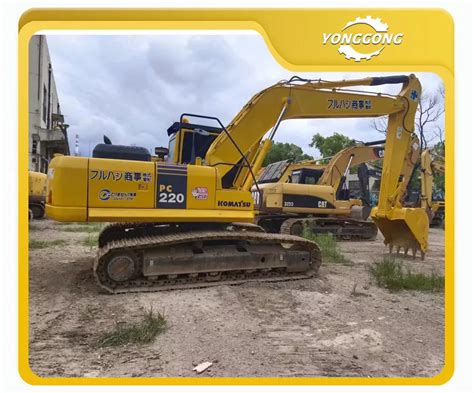 Used Komatsu Pc220 8n1 Used Excavators Supplier Yong Gong Shanghai