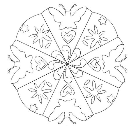 Butterfly Mandalas 117386 Mandalas Free Printable Coloring Pages