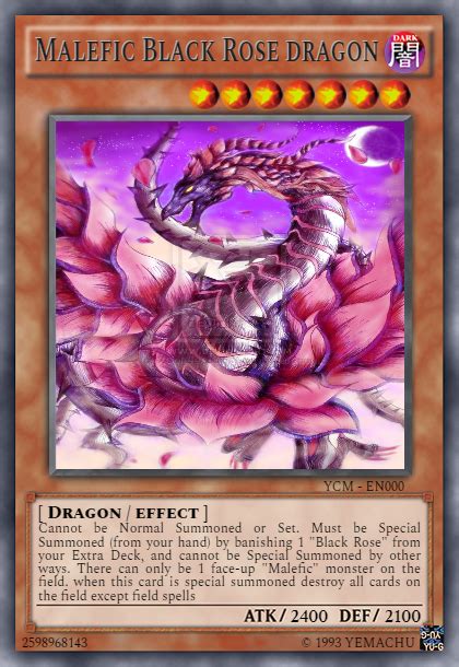 Malefic Black Rose Dragon