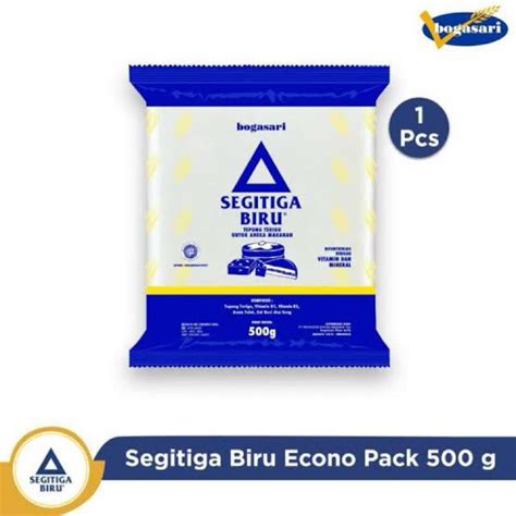 Jual Bogasari Tepung Terigu Segitiga Biru Gram Shopee Indonesia