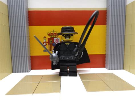 Lego Zorro With Rapier Whip Cape And Hat Lego For Kids Lego Zorro