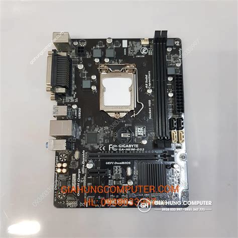 Mainboard Gigabyte H81m Ds2 Cũ Bh Tháng