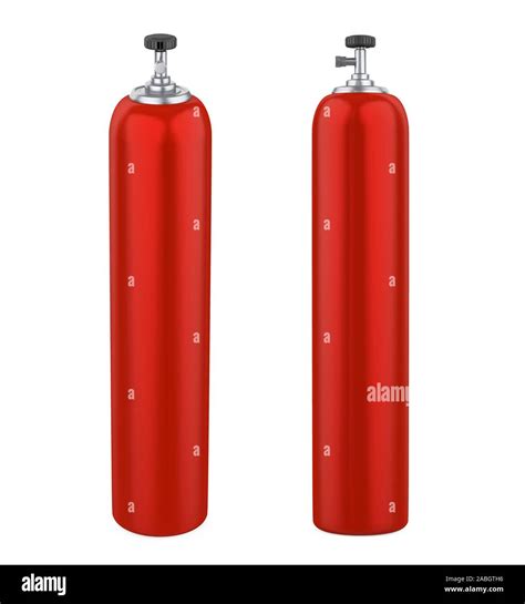 Gas Cylinder Isolated Stock Photo Alamy