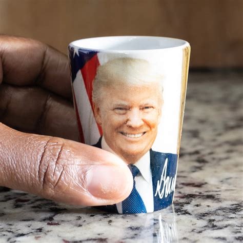 Trump Signature Shot Glass National Archives Store