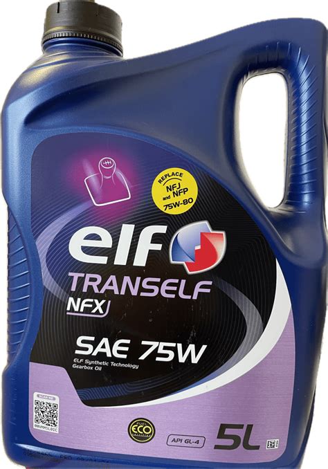 Převodový olej Elf Tranself NFJ 75W 80 5L Dufy cz