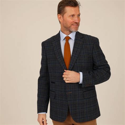 Mazzelli Tweed Jacket Mens Tweed Jacket Brocklehursts