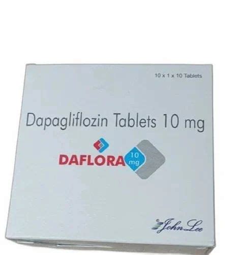 Dapagliflozin Tablet IP 10 Mg Packaging Size 10x1x10 At Rs 243